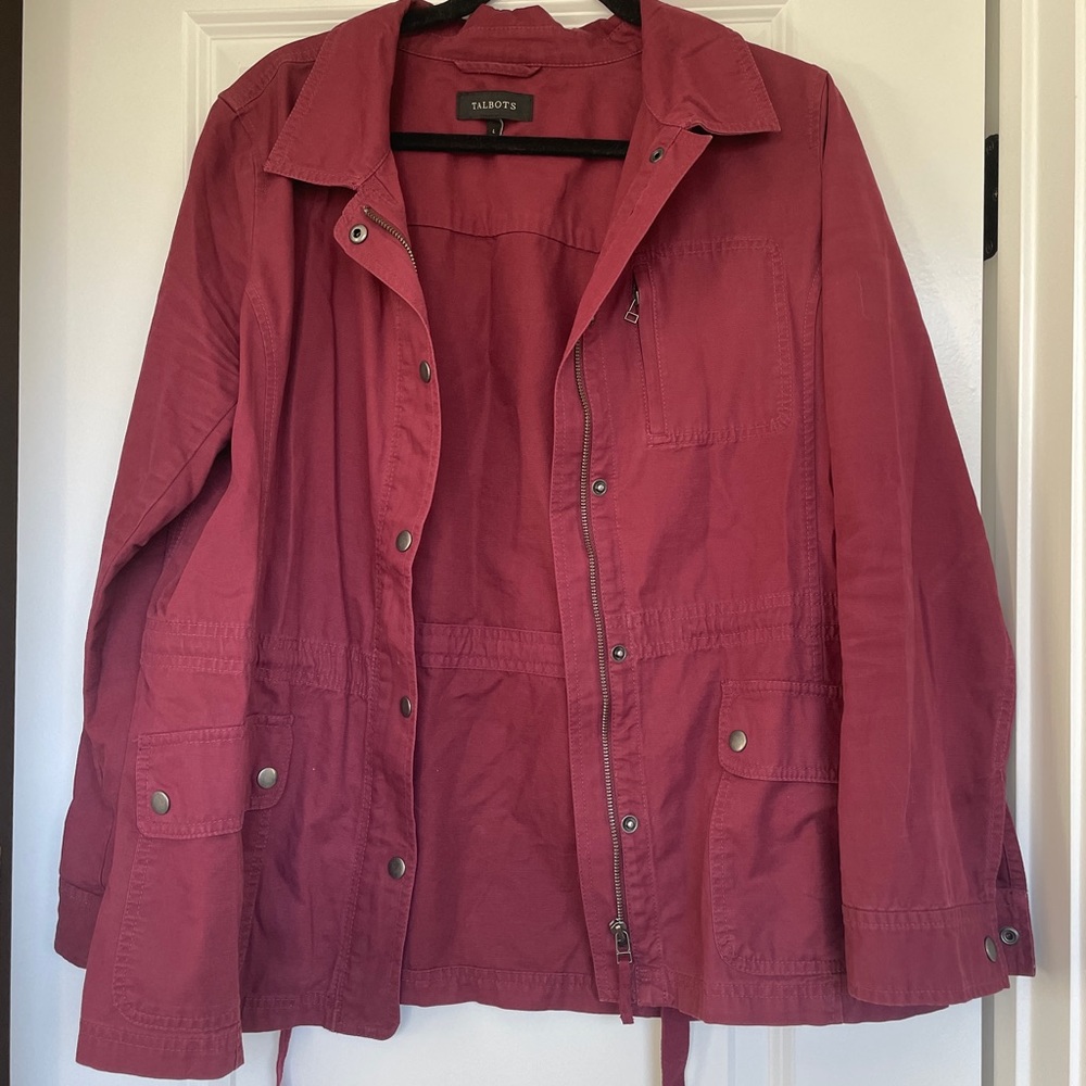 Talbots Utility Jacket with drawstring